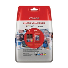 Canon CLI-551 Ink Value Pack KCMY P4