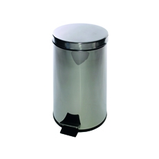 Stainless Steel Pedal Bin 12Ltre Slv