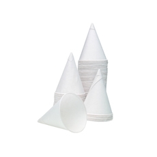 Water Cone 4Oz White Pk5000