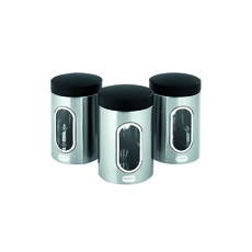 CPD Kitchen Canister Set 3 S/Steel