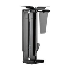 Under-Desk Adjustable CPU Holder, Black