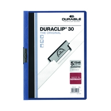 Durable 3mm DURACLIP File Dk Blu P25