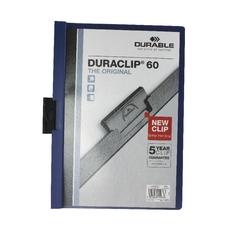 Durable 6mm DURACLIP File A4 Blu P25