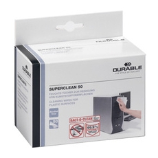 Durable Superclean Clng Wipes Pk50