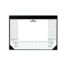 Durable Calendar Dsk Mat 590x420 Blk