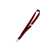 Durable Textile Lanyard Red Pk10