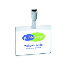 Durable Visitor Badge 60x90mm Pk25