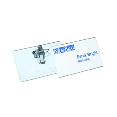 Durable Name Badge Combi Clip Pk50