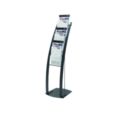 Deflecto Contemp Floor Stand 6 Pkt