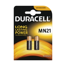 Duracell Car Alarm Batt 12V Mn21 Pk2