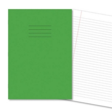 A4+ Exercise Books 8mm F/M 80Pg Light Green