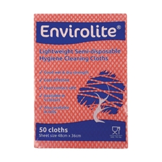 Envirolite Cloth Large Red Pk50