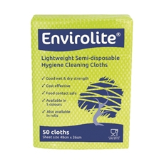 Envirolite Cloth Large Yellow Pk50