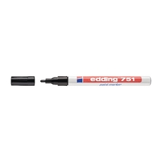 Edding 751 Paint Marker Black Pk10