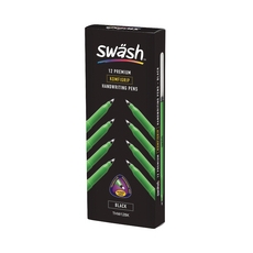 Swash Handwriting Pens Black 12