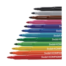 Swash Colouring Pens Broad Tip 12