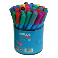 EziGlide ColourFun Fine Tip Assorted Tub