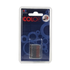 Colop E/10/2 Rep Pads Blue/Red Pack2