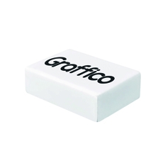 Graffico White Plastic Erasers Pk45