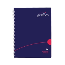 Graffico PP Wirebound Notebk A4 140P