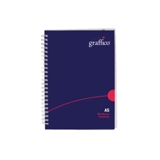 Graffico PP Wirebound Notebk A5 140P