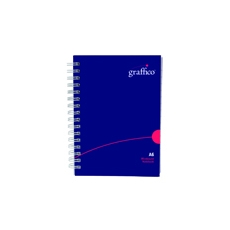 Graffico PP Wirebound Notebk A6 140P