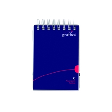 Graffico PP Wirebnd Notepad A7 140P