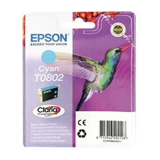 Epson T0802 Photo Ink Cart Cyan