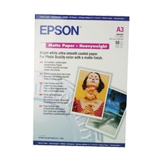 Epson A3 167gsm Matte Hvywght 50Shts