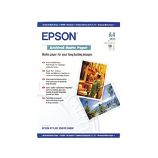 Epson A4 Archival Matte Paper Pk50