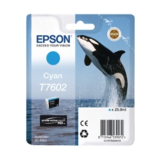 Epson T7602 Ink Ultra Chrome HD Cy