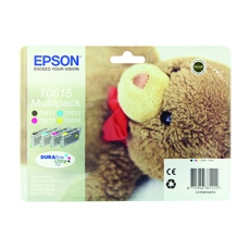 H Epson T0615 Blk Cyn Mgnta Ylw