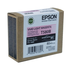 Epson T580B Ink Cart Vivid Light Mag