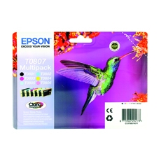 Epson T0807 Ink CMYK/Lt Cy/Lt Mag