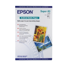 Epson A3 Archival Matte White 50Shts