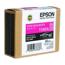 Epson T580A Ink Cart Vivid Magenta