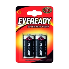 Eveready Super HD Size C Battery Pk2