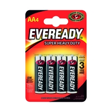 Eveready Super HD AA Batteries Pk4