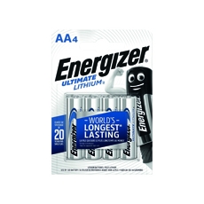 Energizer Ultimate AA Battery Pk4