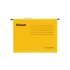 Esselte Classic Foolscap V Base Yellow Suspension File