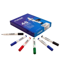 Eziglide Drywipe Marker Assort Chisel tip