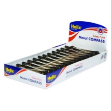 Helix Compasses Metal Safety Pk25