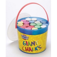 Jumbo Playground Chalks Assorted