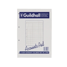 Guildhall Account Pad Summary A4