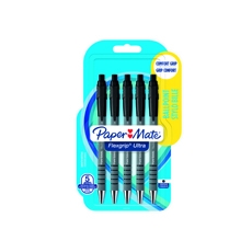 Papermate Flexgrip Ballpen Blk Pk5