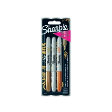 Sharpie Metallic Marker Fine Pk3