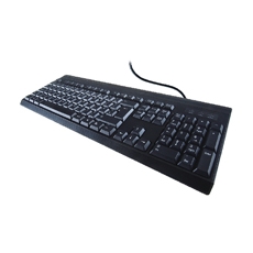 Computer Gear USB Std Keyboard Black