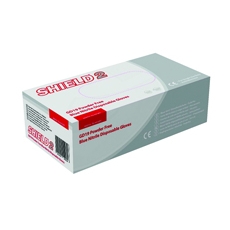 Shield Pf Nitrile Gloves M P100 GD19