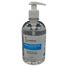 Alcohol (70%) Hand Sanitiser Gel 500ml Pump Top