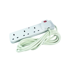 CED 4-Way 13 Amp 2m Extension Lead